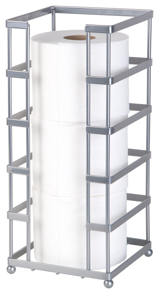 Toilet Paper Reserve Chrome Finish, Square