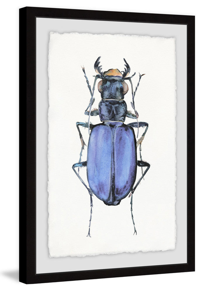 "Violet Beetle" Framed Painting Print, 30"x45"