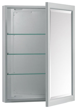 Avanity Emma 22" Mirror Cabinet, Dove Gray, Dove Gray