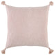 Blush Solid Tonal Abstract Stripe Throw Pillow