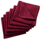 DII Solid Wine Windowpane Terry Dishcloth, Set of 6