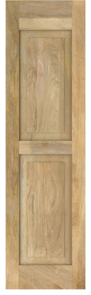 Two Equal Raised Panel Shutters (Per Pair)