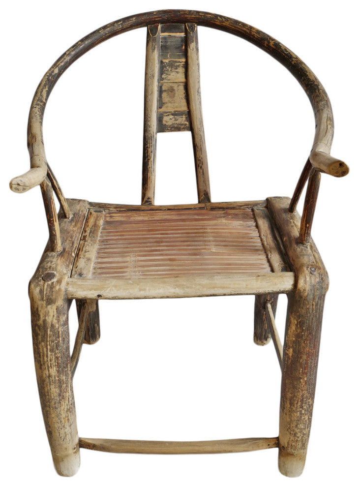 Consigned Horseshoe Back Village Chair