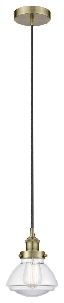 Innovations 616-1PH-AB-G322-LED 1-Light Mini Pendant, Antique Brass
