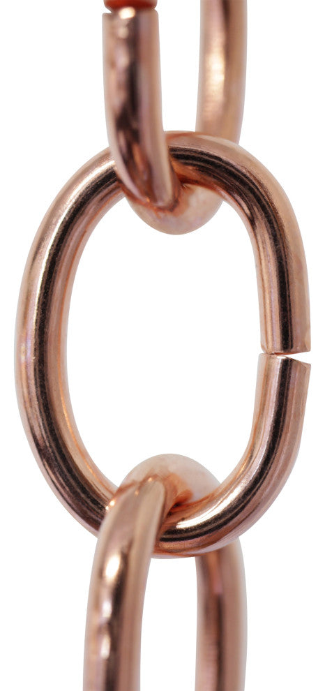 RCH Hardware Steel Standard Link Chandelier Chain, 164 Reel, Copper, U25