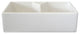 Fine Fixtures Berrington Double Bowl Fireclay 31.25" Farmhouse Kitchen Sink