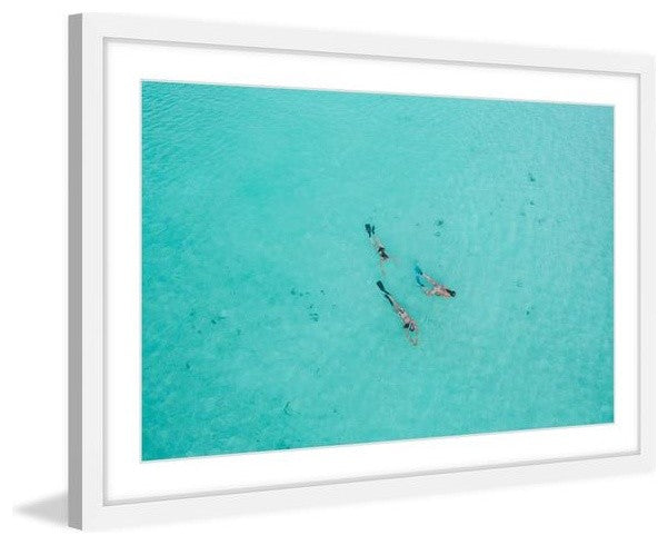 "View Caeruleum" Framed Painting Print, 30"x20"