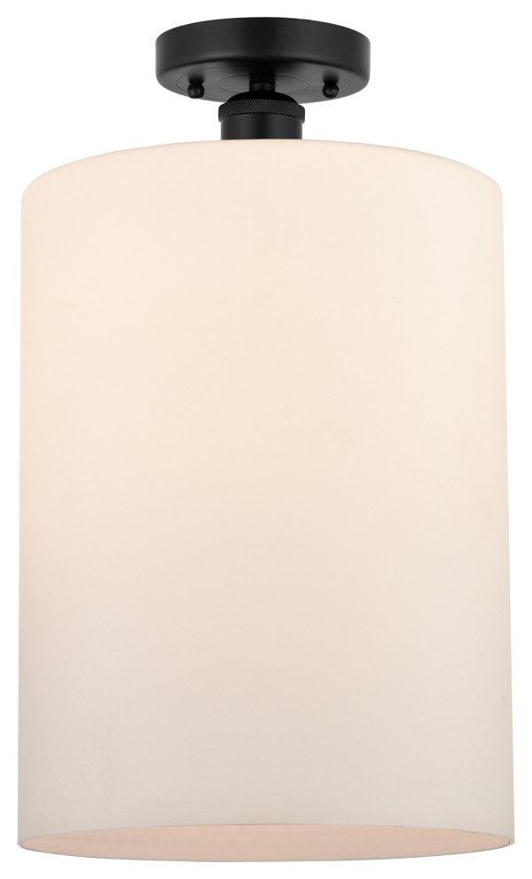 Innovations 616-1F-BK-G111-L 1 Light Semi-Flush Mount, Matte Black