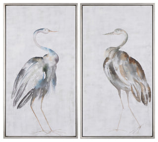 Summer Birds Framed Art, 2-Piece Set