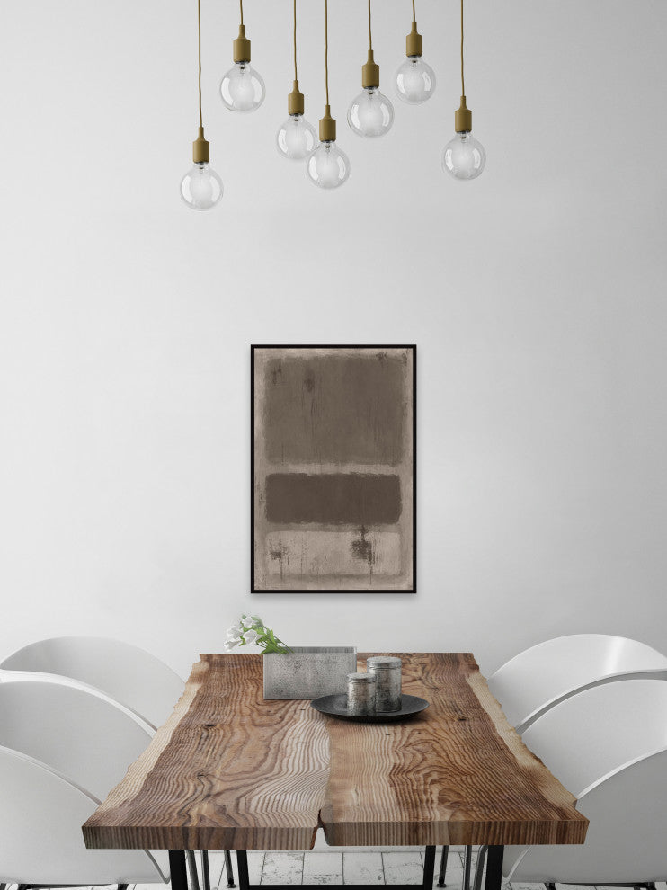 "Unpopular Decision" Floater Framed Painting Print on Canvas, 40x60