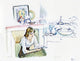 Jules Pascin Hermine David Indoors, 21"x28" Gallery Wrapped Canvas Print