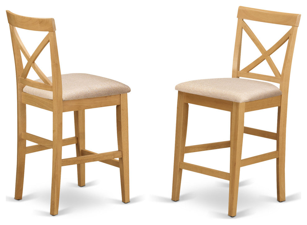 Japb5-Oak-C 5 Pc Dining Counter Height Set -Pub Table And 4 Counter Height Stool