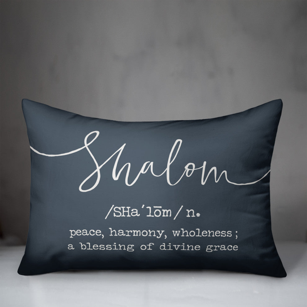 Shalom Definition 14"x20" Throw Pillow Cover