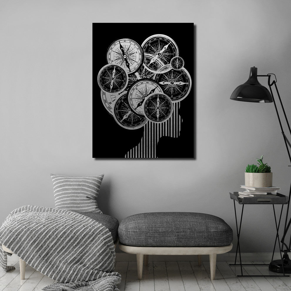 Wrapped Canvas 'Mod Swag III' 2 Piece Wall Decor, 2-Piece Set, 16"x24"
