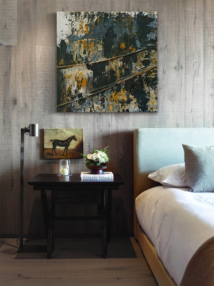 "Going Nowhere" Painting Print on Wrapped Canvas, 18x18