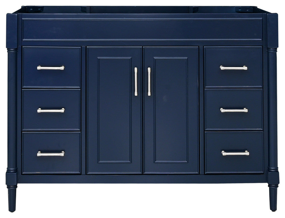 Avanity Bristol 48 in. Vanity Only in Navy Blue