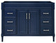 Avanity Bristol 48 in. Vanity Only in Navy Blue