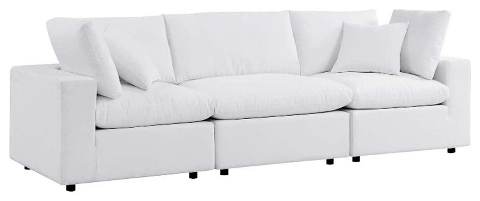 Commix Sunbrella Outdoor Patio Sofa White