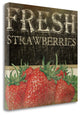"Fresh Strawberries" By Jennifer Pugh, Giclee Print on Gallery Wrap Canvas