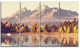 Grand Teton National Park, Oversized Landscape Canvas Art, 48"x28", 4 Panels