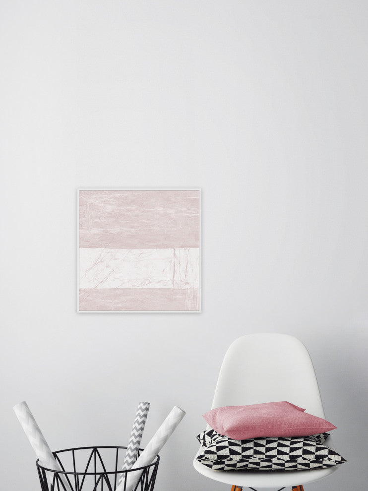 "Great Satisfaction" Floater Framed Painting Print on Canvas, 48x48