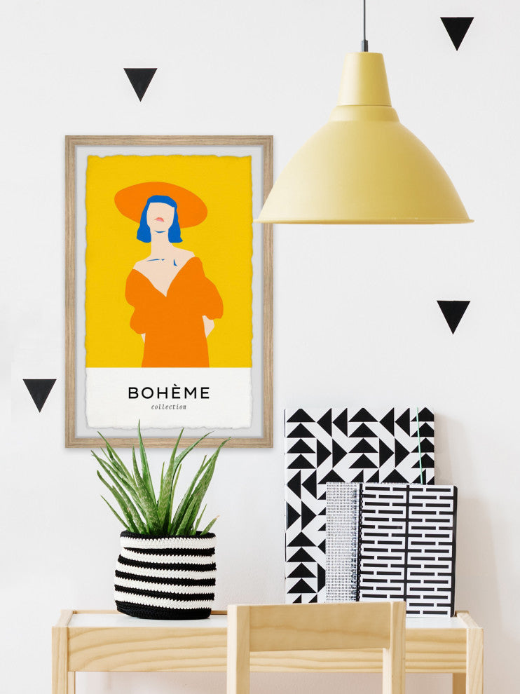 "Boheme Collection" Framed Painting Print, 8x12