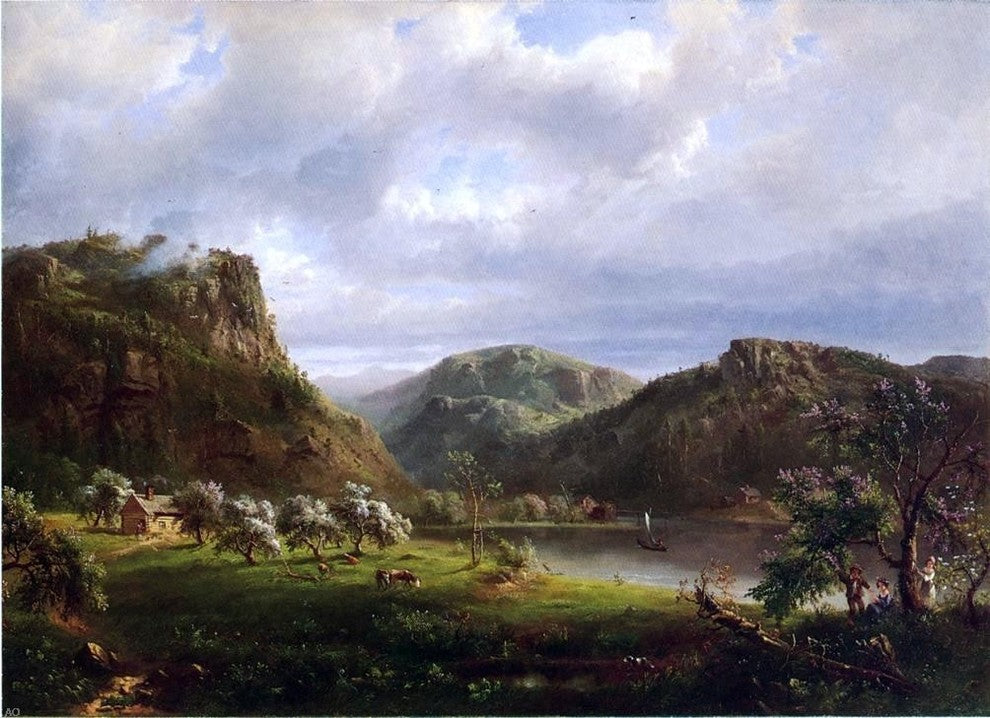 Marie-Francois-Regis Gignoux American Landscape Wall Decal