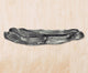 Deadwood Cabinet Hardware Pull, Polished Pewter