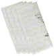 19"x19" Martini Glass Text Fade, Geometric Print Napkins, Set of 4, Green