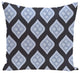 Tail Feathers Geometric Print Pillow, Peri, 26"x26"