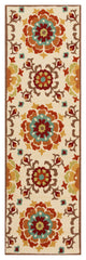 Surya Storm SOM-7703 5'x7'6" Rug, Cream/Rust/Moss/Camel/Grass Green/Wheat