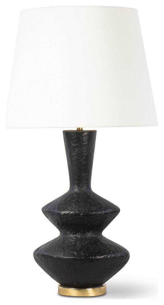 Poe Metal Table Lamp, Black