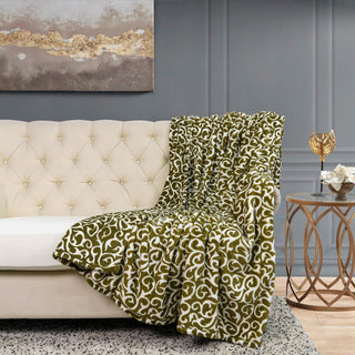 Nika Throw Blanket, Military Olive