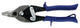 Midwest SnipsÂ® MWT-6716B Forged Serrated Blade Bulldog Aviation Snip, 9"