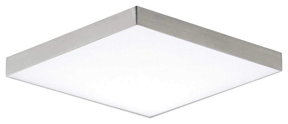 Maxim Trim 6.5\" 15W LED Flush Mount 3000K 57667WTSN, Satin Nickel
