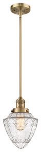 Innovations 201S-BB-G664-7-LED 1 Light Mini Pendant, Brushed Brass
