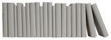 Decorative Books - Smoke Paper Wrapped - Grey Books By The Foot