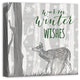 "Warm Winter Wishes" Canvas Wall Art, 20"x20"