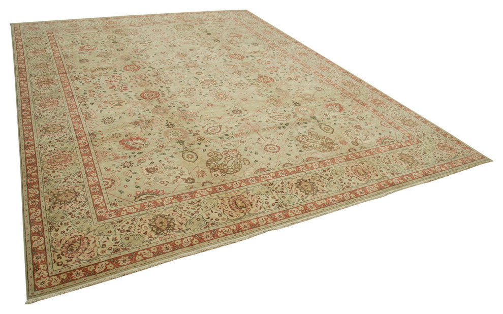 Rug N Carpet - Hand-Knotted Oriental 11' 11" x 15' 11" Oversize Oushak Area Rug
