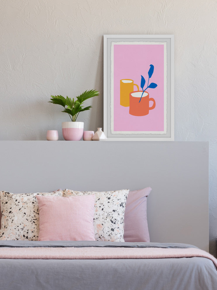 "Milk Matters" Framed Painting Print, 12x18