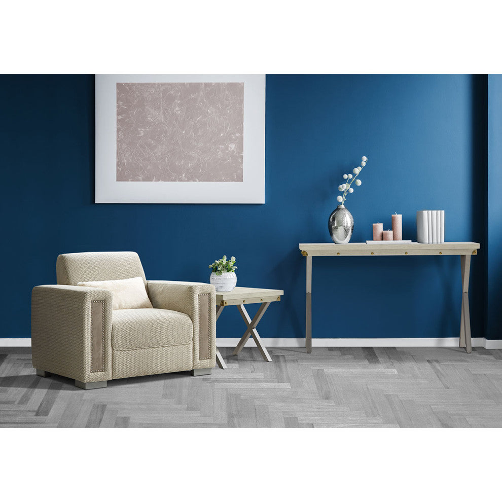 Aico Amini Menlo Station End Table in Eucalyptus