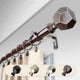 Theobald 1" Curtain Rod, Bronze, 28-48"