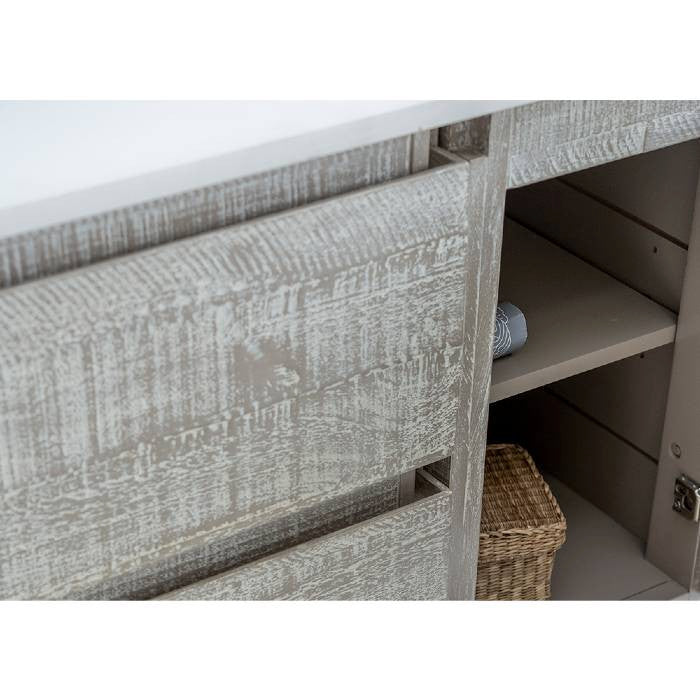 Fresca Formosa 54" Ash Wall Hung Single Sink Modern Vanity Set, Faucet Fft3111ch