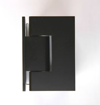 78"x45.75" Frameless Shower Door Wall Hinge, Oil Rubbed Bronze