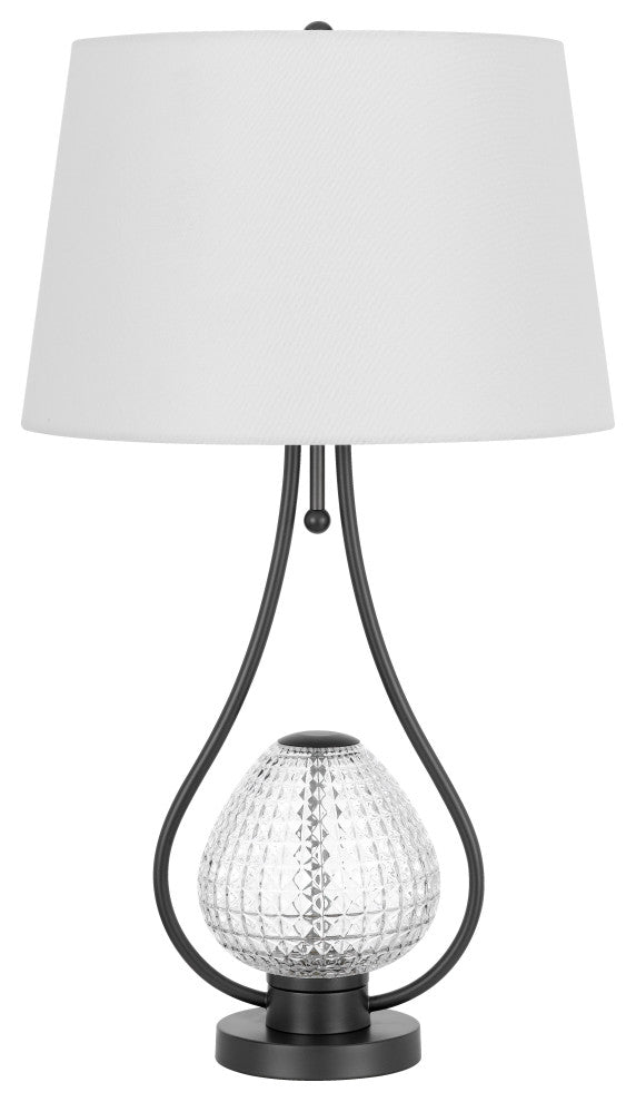 Forssa 30" Height Charcoal Black Metal Table Lamp