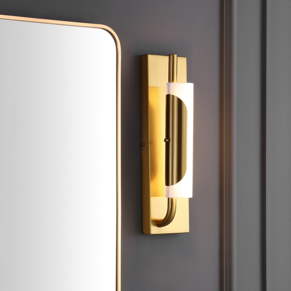 Safavieh Momo Led Lt 4.5" Wall Sconce, Brass
