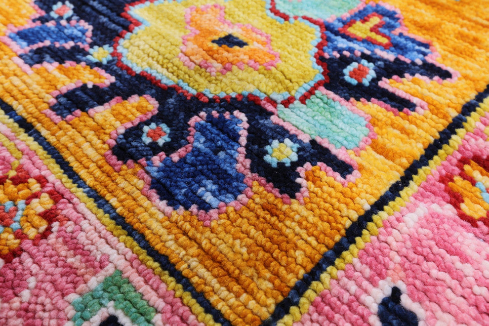 Turkish Oushak Hand Knotted Wool Rug 8' 11" X 11' 8" - Q16086