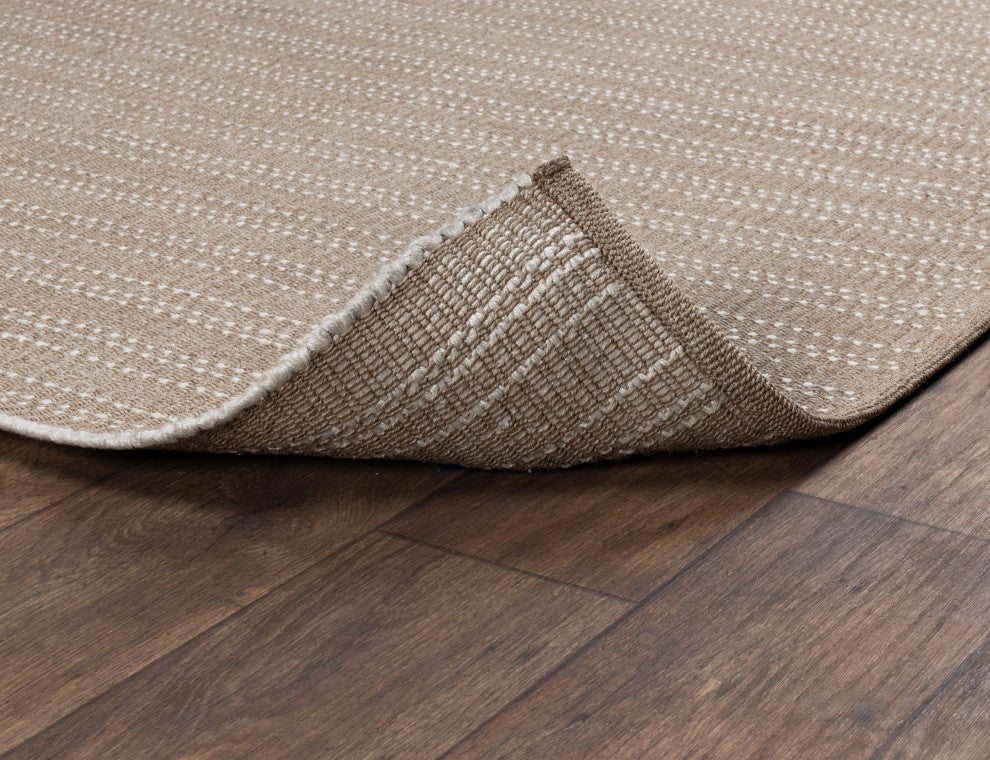 Charlevoix Indoor Outdoor Tan Accent Rug by Kosas Home