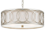 Graham 6-Light Chandelier, Antique Silver