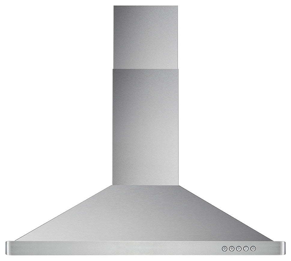 2-Piece Kitchen, 36" 240V Dual Fuel Range and 36" Wall Mount Range Hood